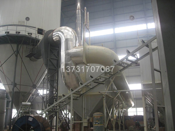 陶瓷廠兩台噴霧幹燥塔布（bù）袋除塵器試車投產
