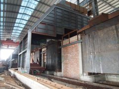河北張家口12T中頻電爐（lú）除塵器係統