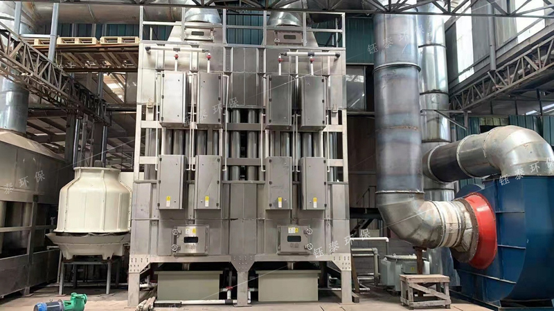 淬火油煙濕式（shì）靜電除塵器